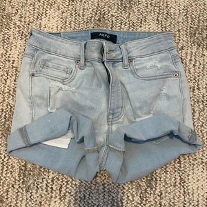 Aeropostale jean shorts, size 2, light wash